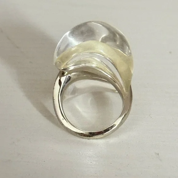 Alexis Bittar Silver and Gold Ring - Picture 6 of 8